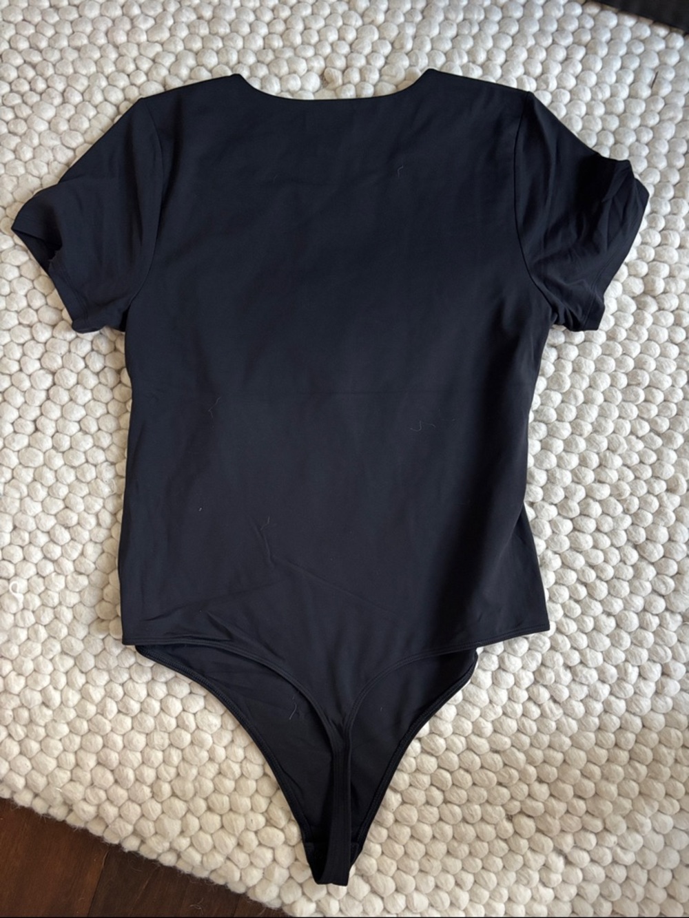 Aritzia Black Short Sleeve Bodysuit, new without tags - Picture 5 of 5